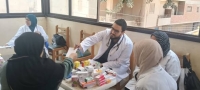 جامعة بنها تنظم قافلة طبية متخصصة بقرية بطا